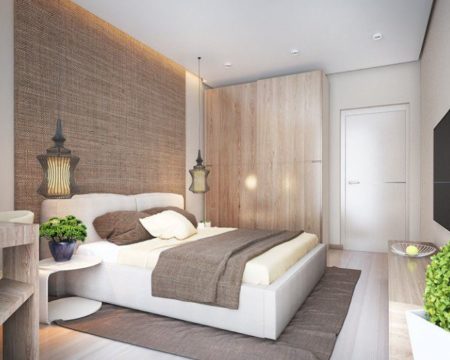 Chambre parentale taupe