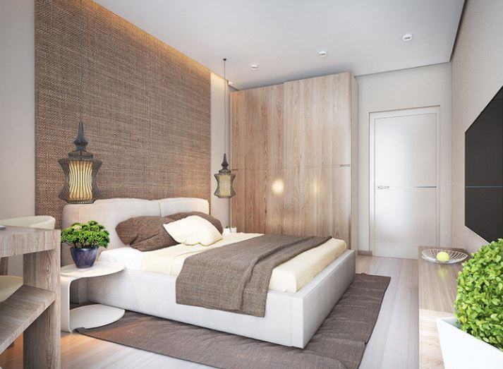 Chambre parentale taupe