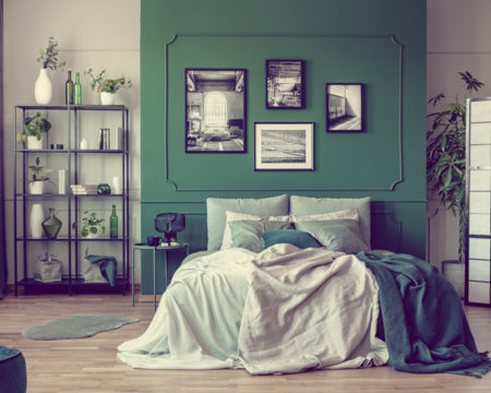 deco chambre vert