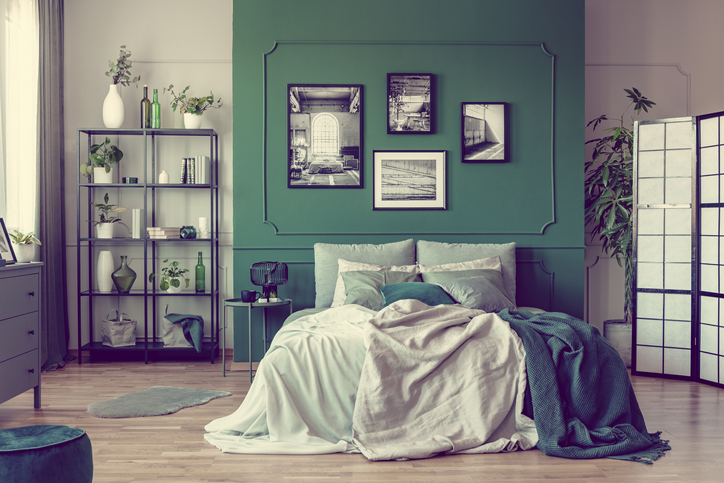 deco chambre vert