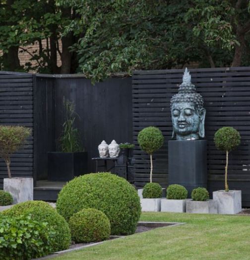 pas japonais et gravier décoratif pour le sol du jardin  Conception de  jardin japonais, Conception de jardin, Jardin japonais moderne