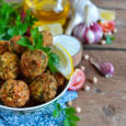 Falafel - deep fried balls of ground chickpeas