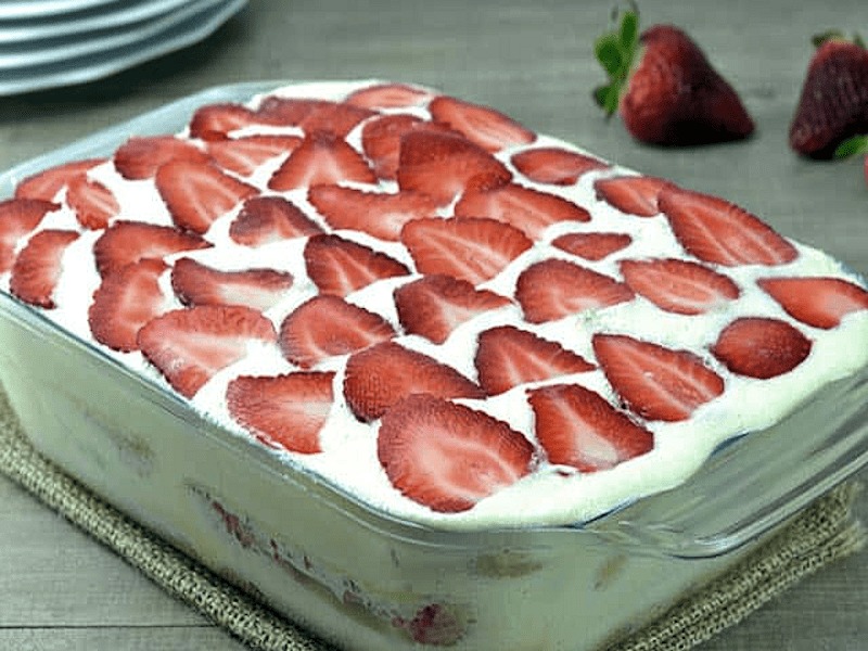 Idée recette bio avec le tiramisu aux fraises