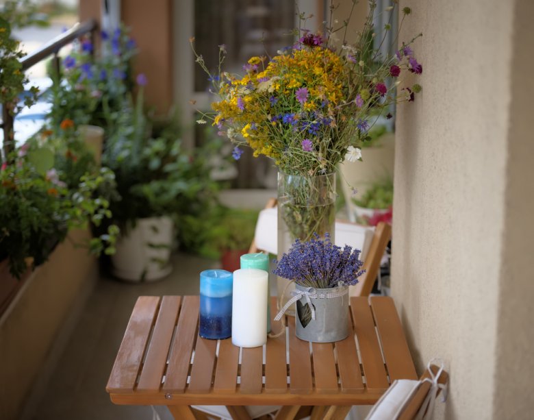 balcon, plante, quelle variété tout au long de année