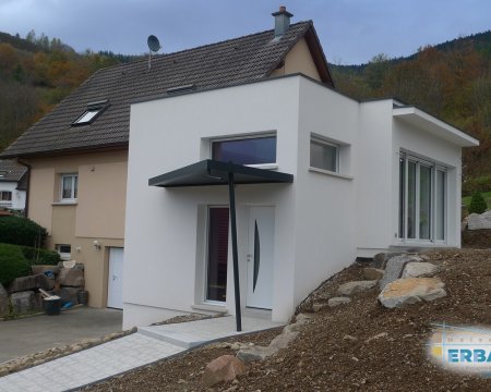 Maison agrandissement ou extension d'une pièce en plus; Vous recherchez une pièce suplémentaire. Une maison évolutive.