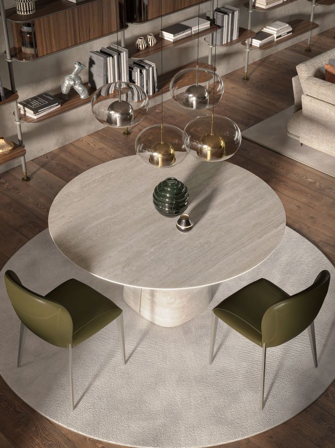 table ovale designé cattelan, top pour un intérieur elegant