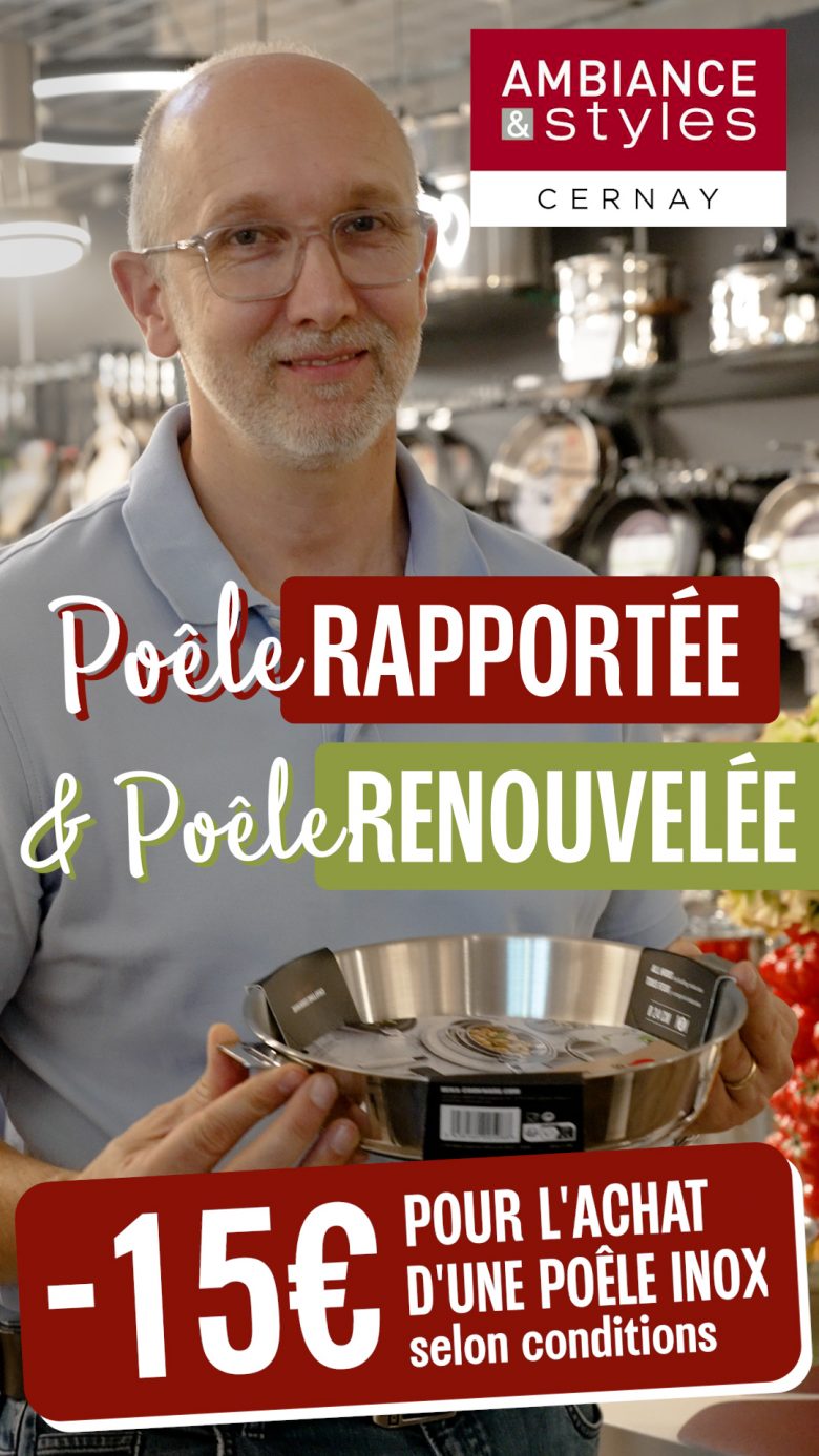 remplacement poele abimee 