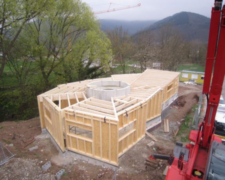 Holzrahmen bau ossature bois