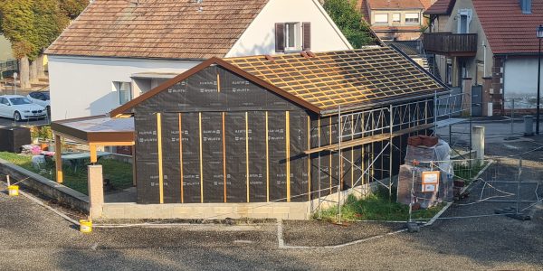 Realisation garage, carport a neub brisach par maisons erbat