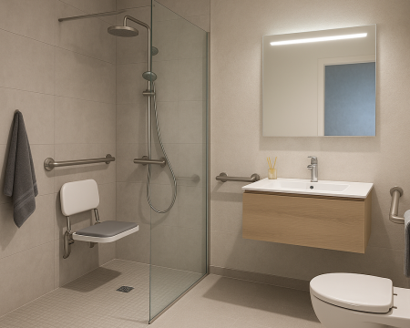 eqipement salle de bain pour seniors