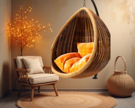fauteuil suspendu effet cocooning