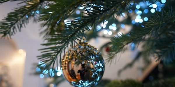 décoration sa pin de Noël en Alsace