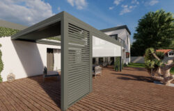 Pergolas toile rétractable 9