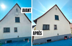 nettoyage facade haut rhin mulhouse drone