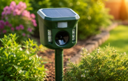 REPULSIF SOLAIRE ULTRASON DANS NOS JARDINS POUR FAIRE FUIR LES NUISIBLES
